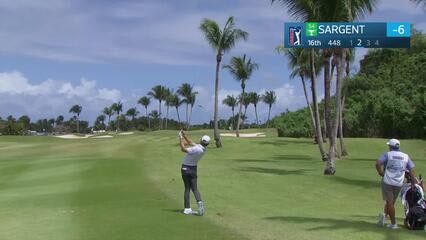 Gordon Sargent makes birdie on No. 16 at Puerto Rico