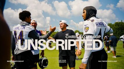 Go all-access at BMW Championship with Chris Gotterup | Ravens camp and golf at Caves Valley