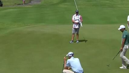 Andres Romero sinks long birdie putt at Puerto Rico