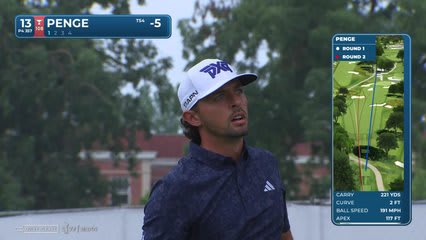 Marco Penge's 353-yard drive sets up birdie on No. 13 at Rocket Classic