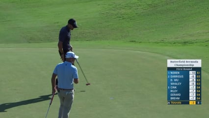 D.J. Trahan makes birdie putt at Butterfield Bermuda