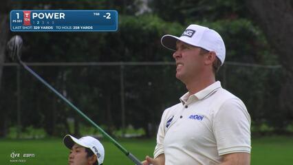 Seamus Power reaches par-5 No. 1 in two, makes birdie at Charles Schwab