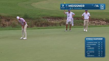 Mac Meissner makes birdie on No. 7 at Wyndham