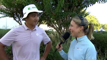 Zecheng Dou's interview after Round 3 of the Sanderson Farms