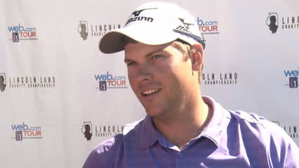 Adam Schenk interview after Round 3 of Lincoln Land