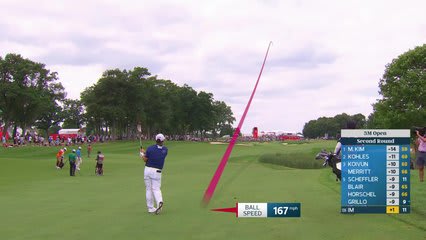 Sungjae Im sinks 4-foot putt for birdie on No. 12 at 3M Open