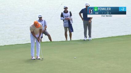 Rickie Fowler's 162-yard approach sets up birdie on No. 3 at Cadillac