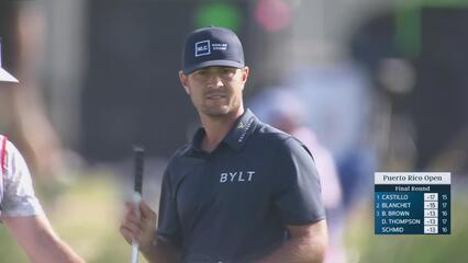 Chandler Blanchet makes birdie on No. 18 at Puerto Rico