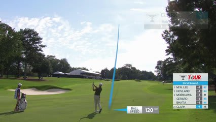 Wyndham Clark's 153-yard approach sets up birdie on No. 16 at TOUR Championship
