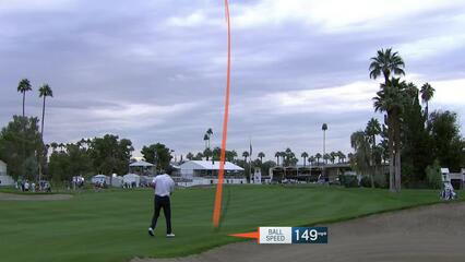Steven Alker makes birdie on No. 18 at Charles Schwab Cup Championship