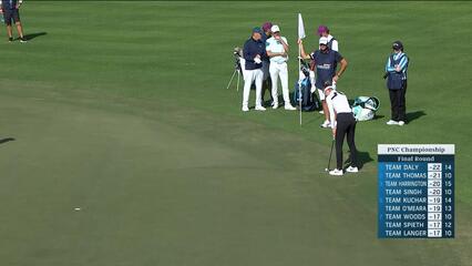 Nelly Korda sinks birdie from fringe at PNC Championship