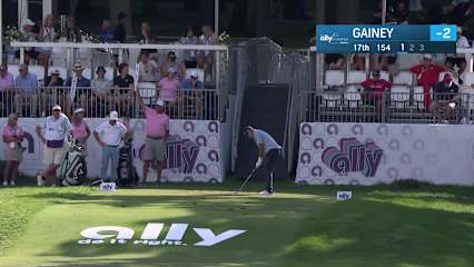 Tommy Gainey makes birdie on No. 17 at The Ally Challenge