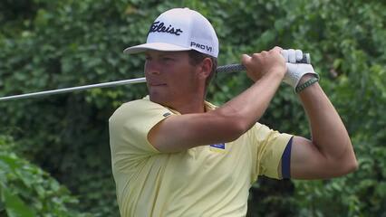 Michael Brennan makes birdie on No. 17 at Puerto Rico