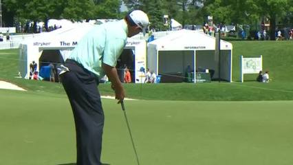 Johnson Wagner’s 22-foot birdie putt at Wells Fargo