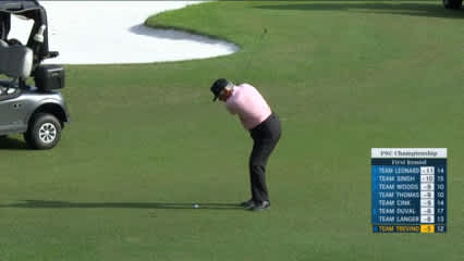 Lee Trevino's tight approach sets up birdie at PNC Championship
