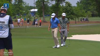 Taylor Moore makes birdie on No. 2 at Zurich Classic