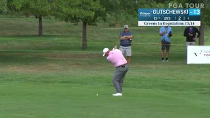 Scott Gutschewski plays the slope to set up birdie at Boise Open