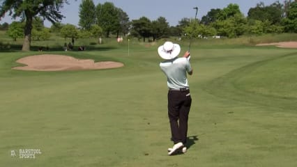 Joe Highsmith walks in birdie after nice approach at NV5 Invitational