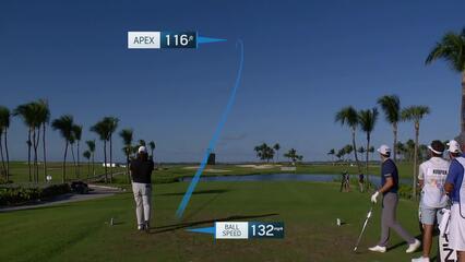 Neal Shipley sticks tee shot close to set up birdie at The Bahamas Golf Classic