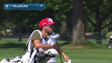 Camilo Villegas almost holes approach to set up tap-in birdie at Rocket Classic