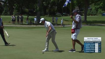 Team Sabbatini/Gay makes birdie on No. 11 at American Family Insurance Championship