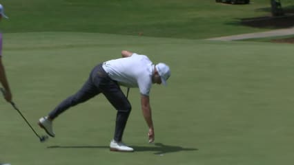 David Skinns makes short birdie putt at BMW Charity Pro-Am