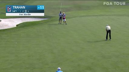 D.J. Trahan jars 30-footer for birdie at Safeway Open 