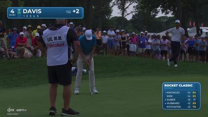 Cam Davis makes birdie on No. 4 at Rocket Classic