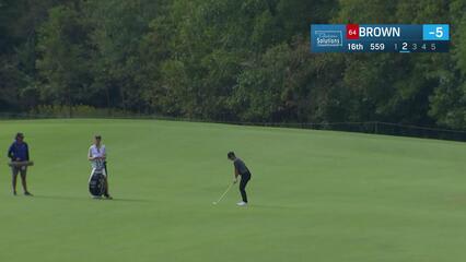 Blades Brown makes birdie on No. 16 at Compliance Solutions