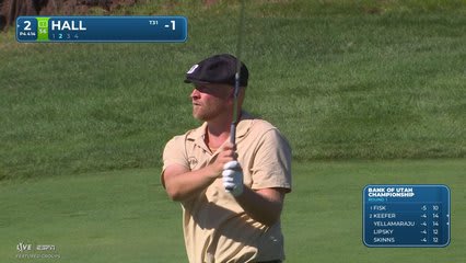 Harry Hall's 154-yard approach sets up birdie on No. 2 at Bank of Utah