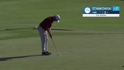 Paul Stankowski makes birdie on No. 14 at Chubb Classic
