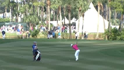 Blayne Barber's approach sets up tap-in birdie at The Honda Classic