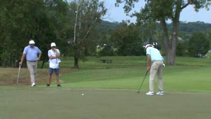 Ben Kohles converts birdie at Simmons Bank Open