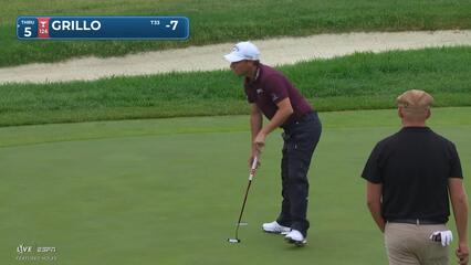 Emiliano Grillo sinks 10-foot birdie putt on No. 14 at RBC Canadian