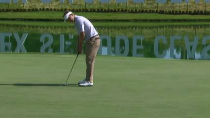 Billy Hurley’s 21-foot birdie putt at FedEx St. Jude