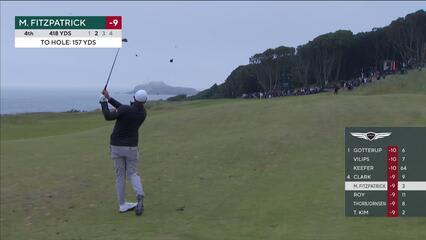 Matt Fitzpatrick gets up-and-down from 157 yards for birdie on No. 4 at Genesis Scottish Open
