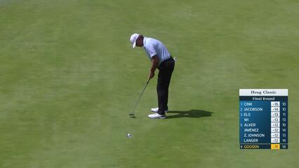 Retief Goosen makes birdie on No. 15 at Hoag Classic