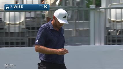 Aaron Wise makes birdie on No. 17 at Rocket Classic