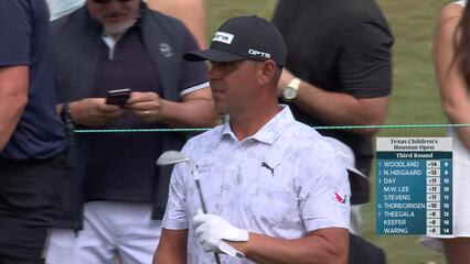 Gary Woodland hits 119-yard approach to 10 feet, sets up birdie on No. 10 at Texas Children's