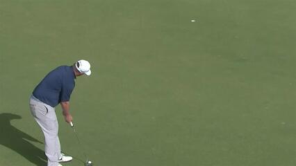 Michael Gellerman drains 27-footer for birdie at the Sony Open