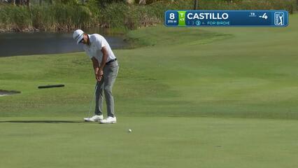 Ricky Castillo makes birdie on No. 8 at Puerto Rico