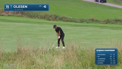 Thorbjørn Olesen makes birdie on No. 15 at Wyndham