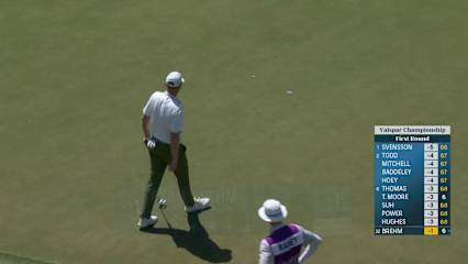 Ryan Brehm holes 18-footer for birdie at Valspar