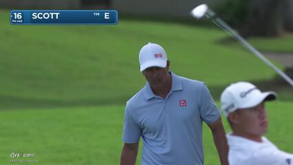Adam Scott hits 149-yard approach to 7 feet, sets up birdie on No. 16 at Sony Open
