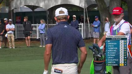 Jacob Bridgeman hits 176-yard approach to 10 feet, sets up birdie on No. 12 at Valspar