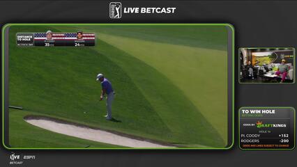 Pierceson Coody drains 6-foot birdie putt on No. 14 at Truist Championship