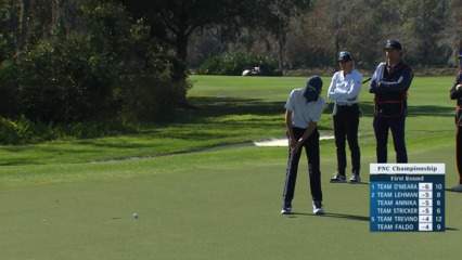 Will McGee buries birdie putt at PNC Championship