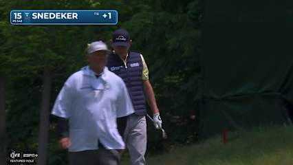 Brandt Snedeker makes birdie on No. 15 at the Memorial