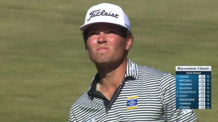 Michael Brennan's 128-yard approach sets up birdie on No. 12 at Baycurrent