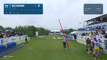 Adam Schenk makes birdie on No. 14 at RBC Canadian